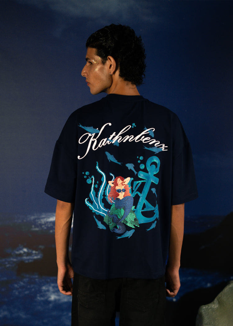 Fashion forward India oversized tee – The Oath’s Waves by Kathnbenz