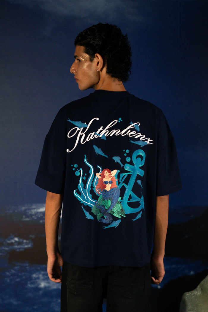 Fashion forward India oversized tee – The Oath’s Waves by Kathnbenz