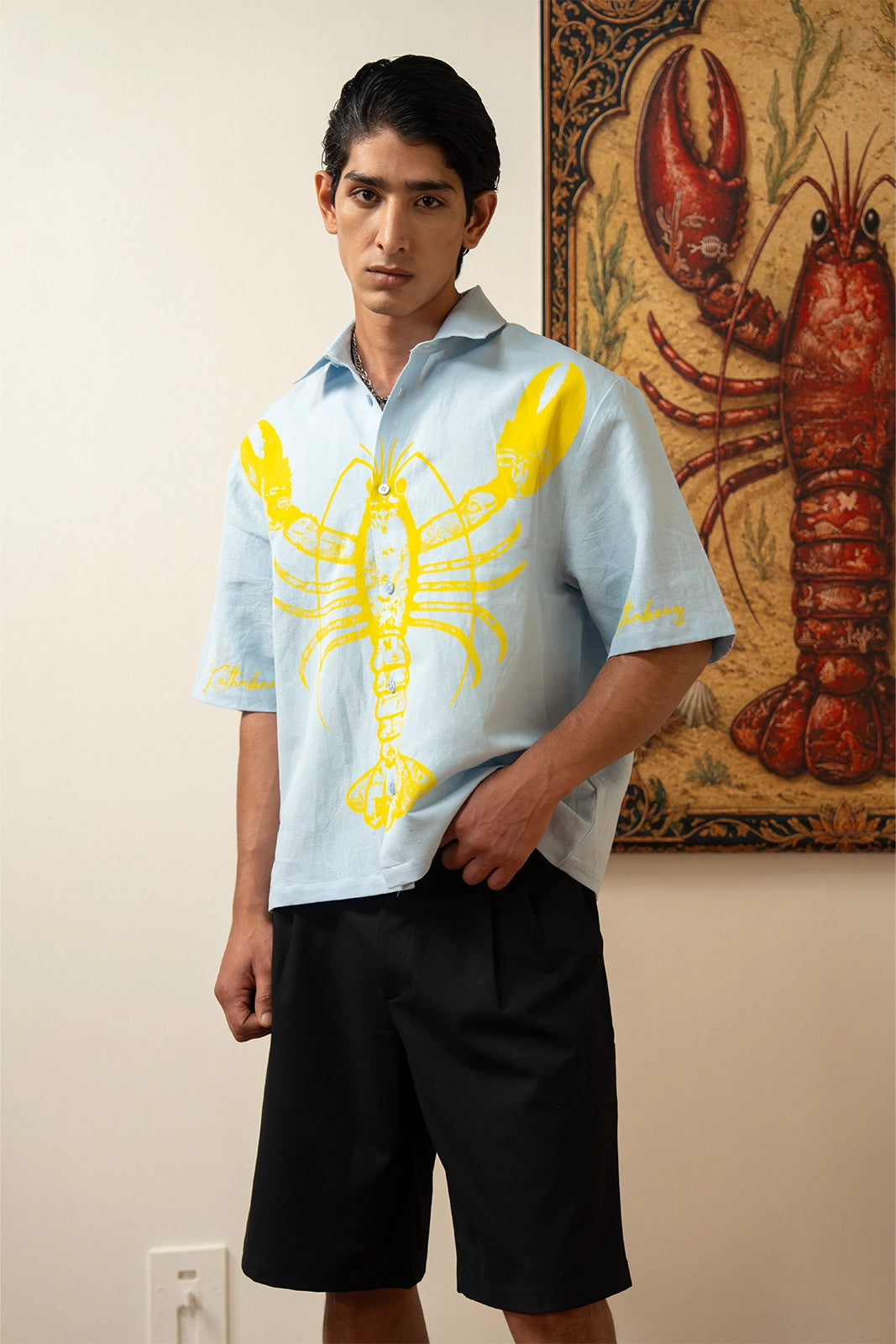 Lovester Linen Shirt - Ice Blue