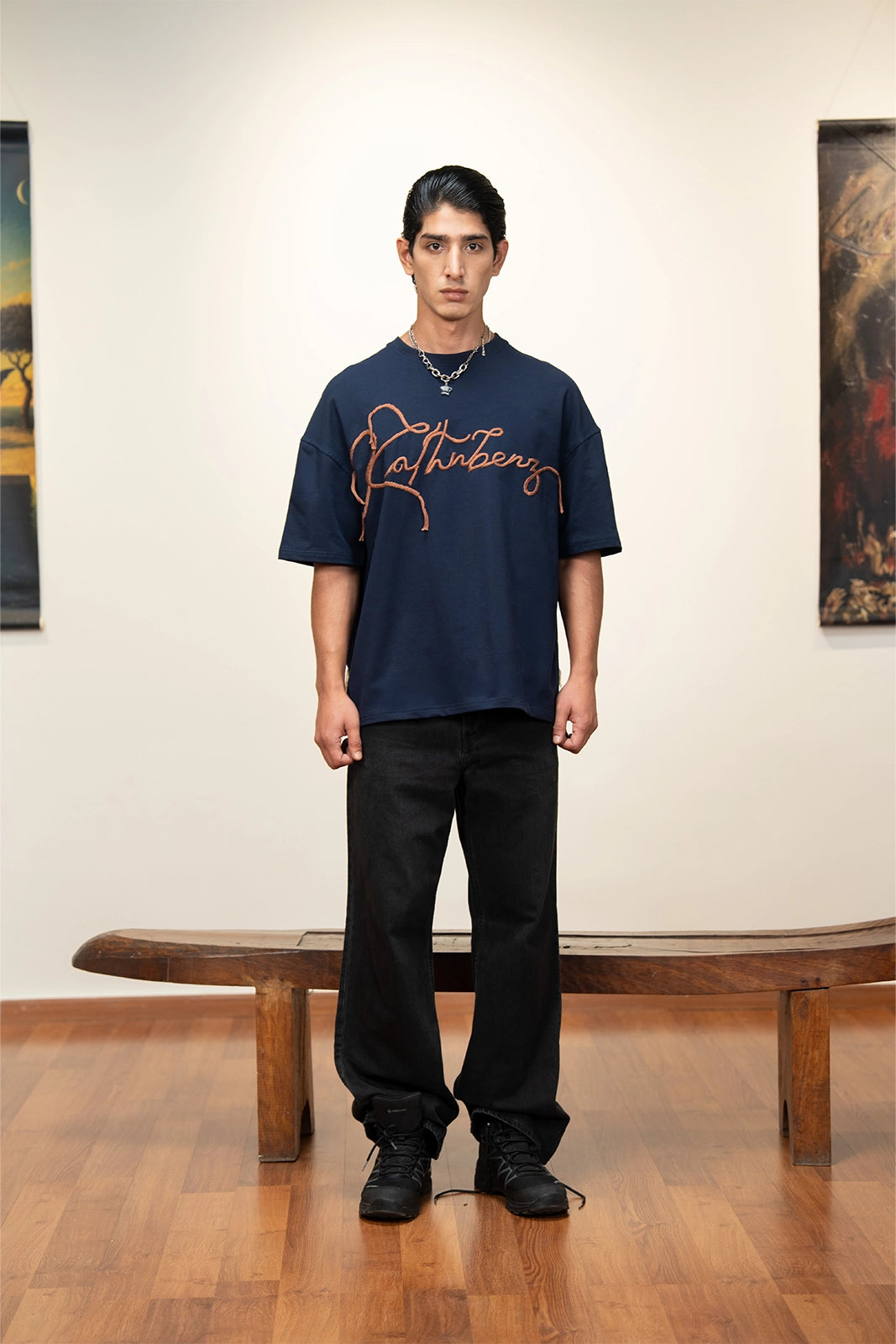 Abyss Finds Tee - Navy Blue