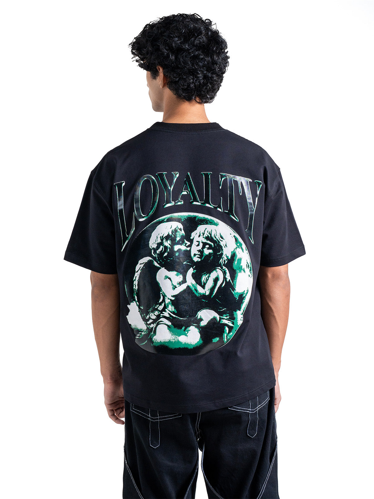 Black oversized graphic t-shirt Gabriel’s Decree Kathnbenz