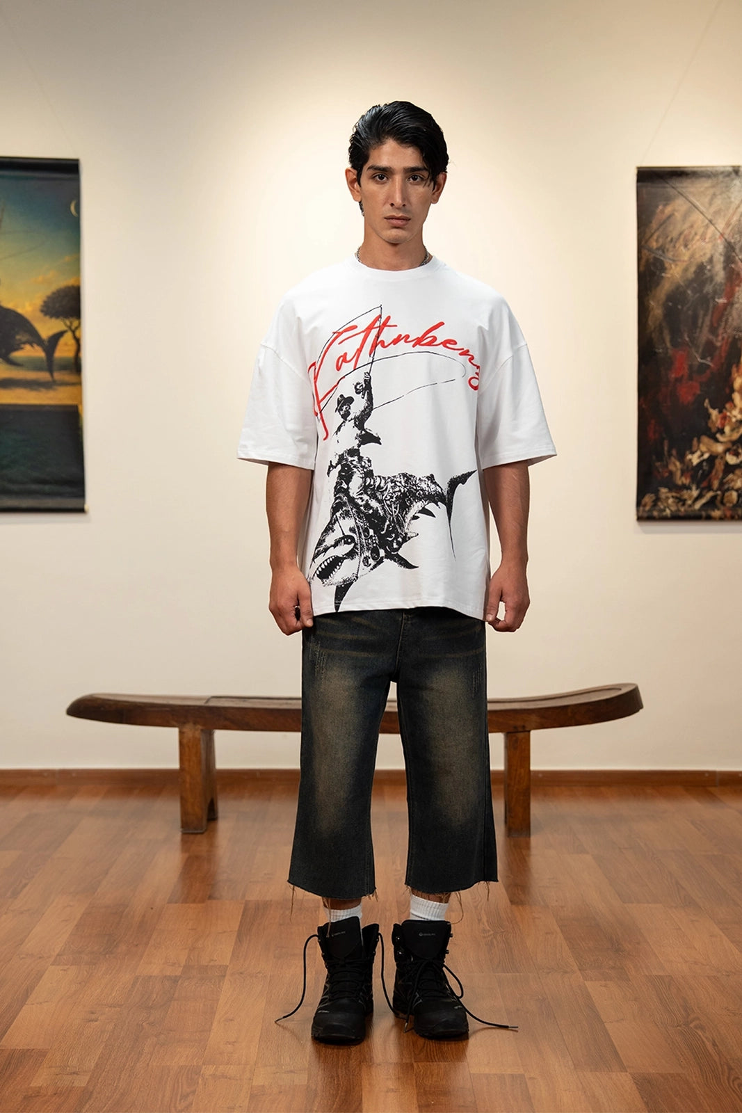 Abyss Hunter Tee - White