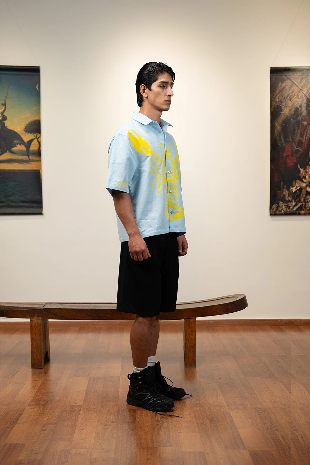 Lovester Linen Shirt - Ice Blue