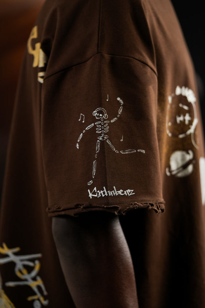 Astro Phantom oversized t-shirt worn in a dark streetwear setting