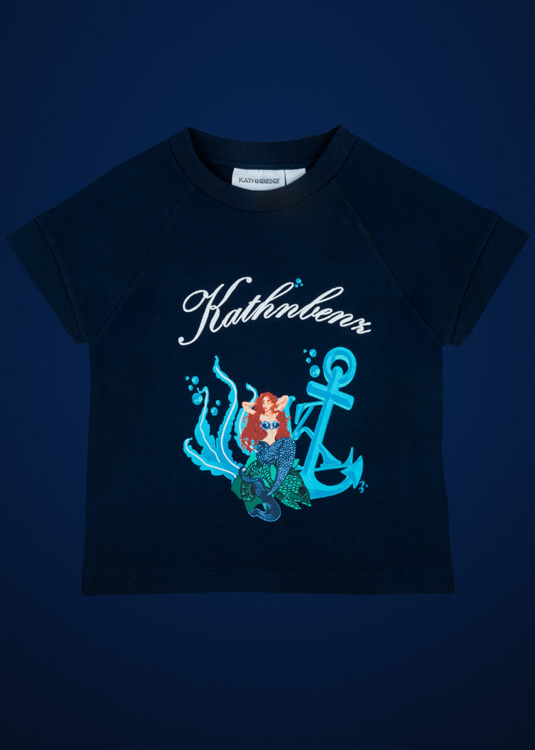 Kathnbenz The Oath’s Waves Baby Tee – fitted streetwear t-shirt India