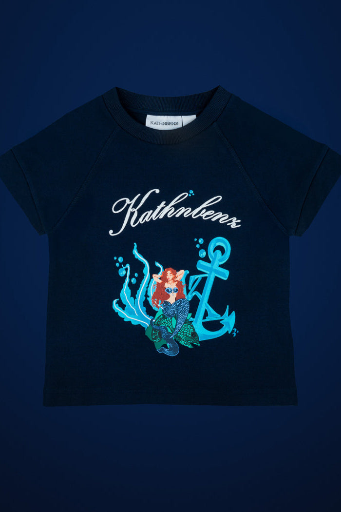Kathnbenz The Oath’s Waves Baby Tee – fitted streetwear t-shirt India