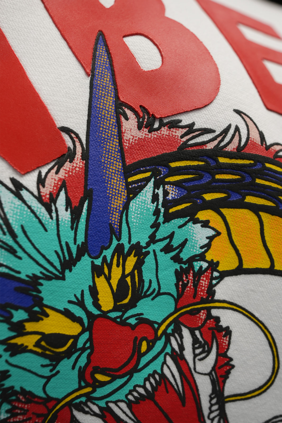 Person wearing a white design Blinding Fang Hoodie - Yukishi Collection