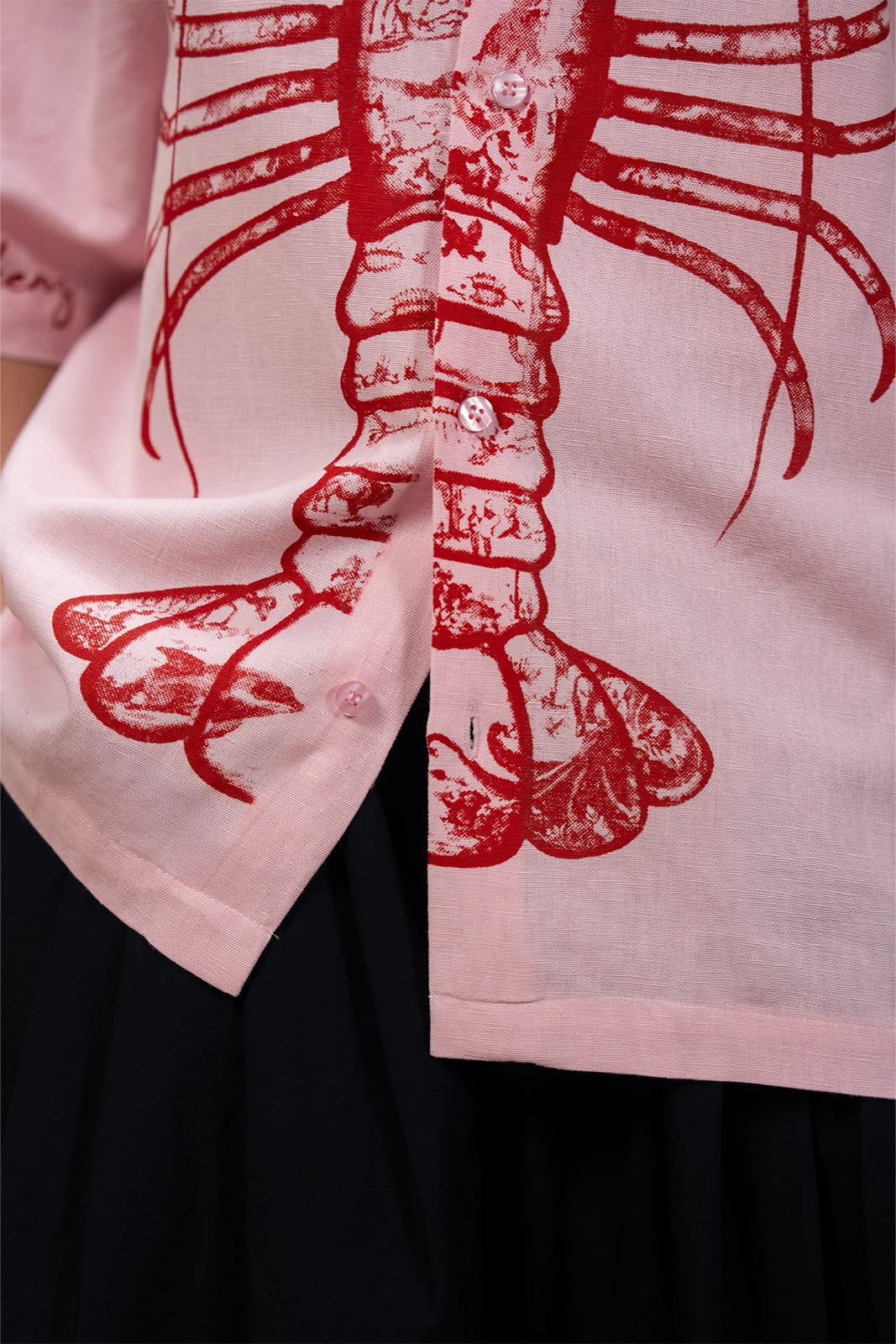Lovester Linen Shirt - Pink