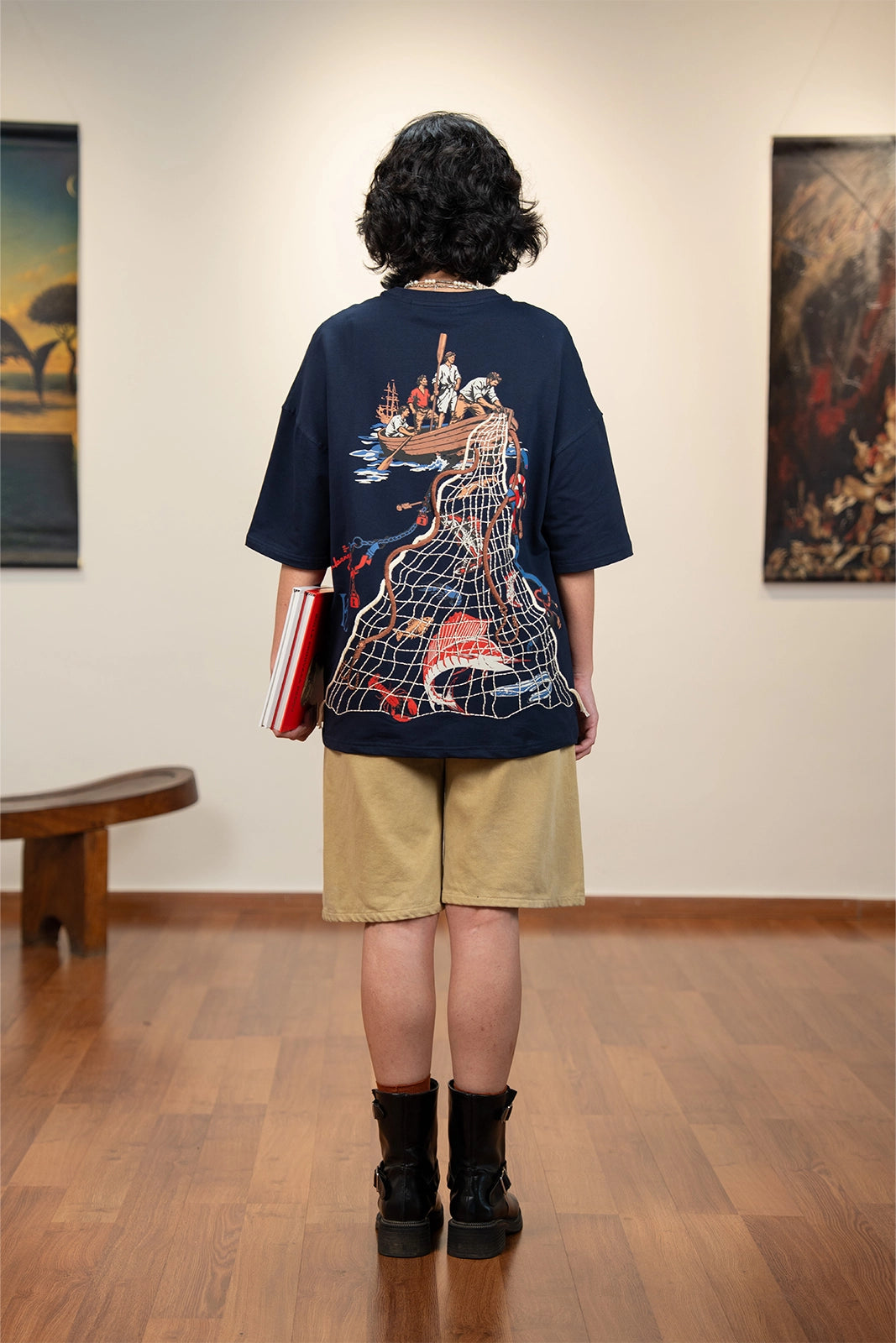 Abyss Finds Tee - Navy Blue
