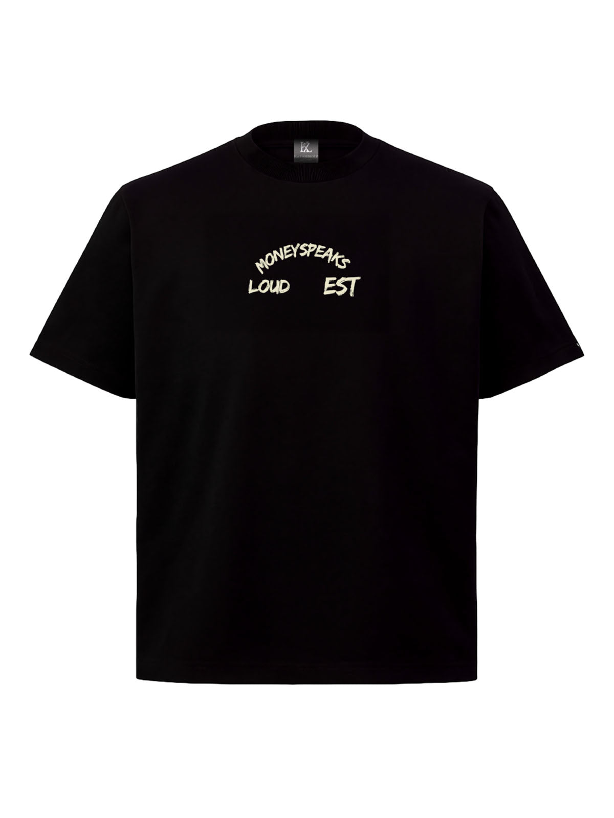 Kathnbenz streetwear tshirt men bold print detail unique graphic
