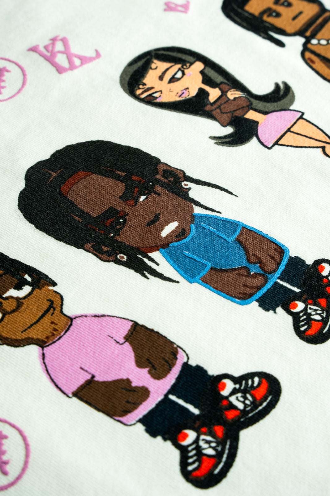 Utopian Girl baby tee graphic artwork inspired by first garden theme