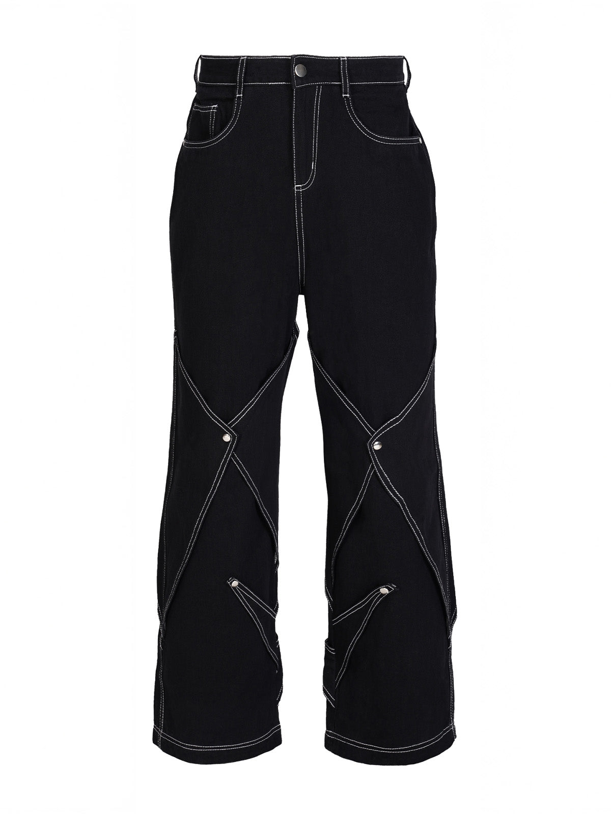 Block Rockin Baggie oversized denim Kathnbenz streetwear