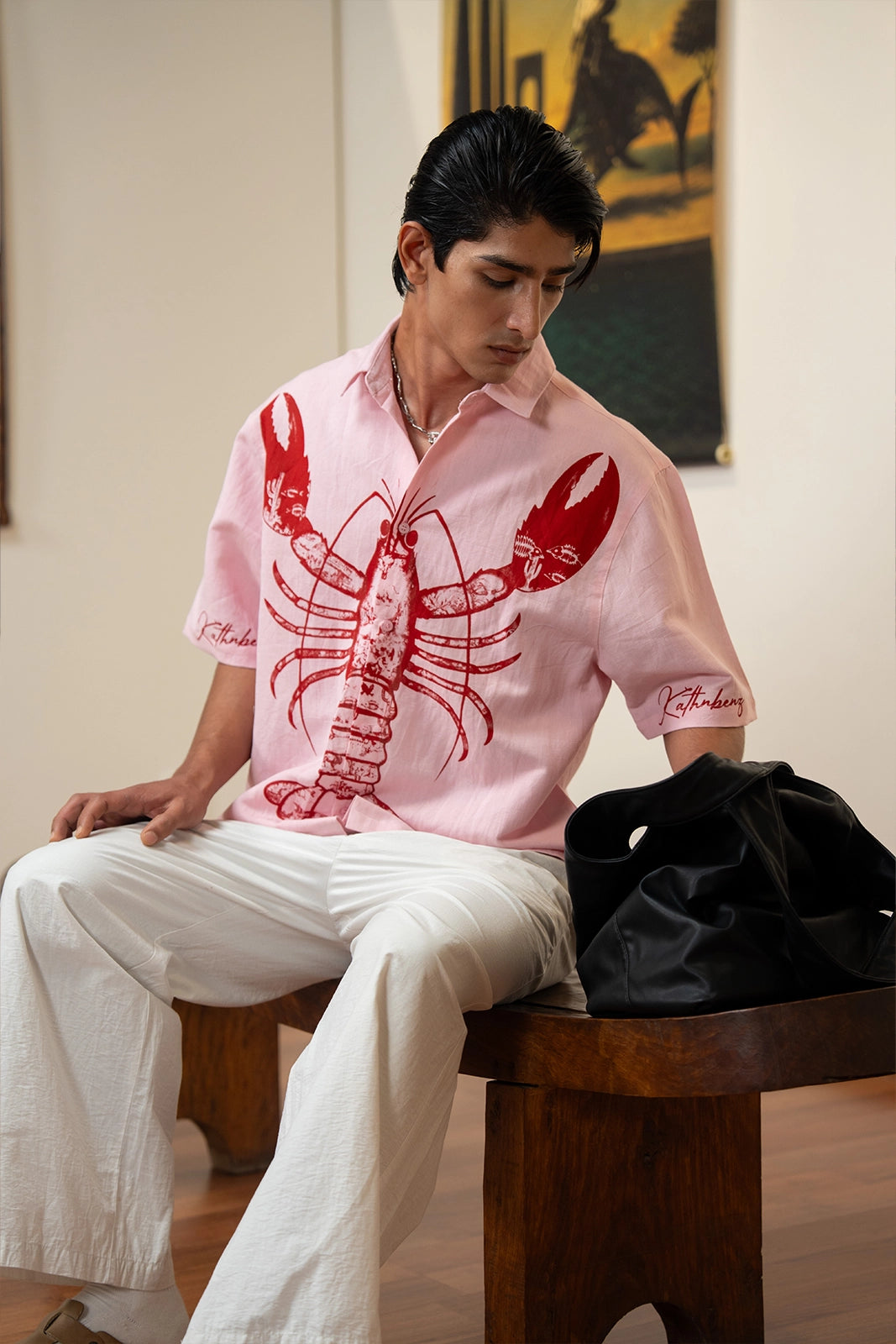 Lovester Linen Shirt - Pink