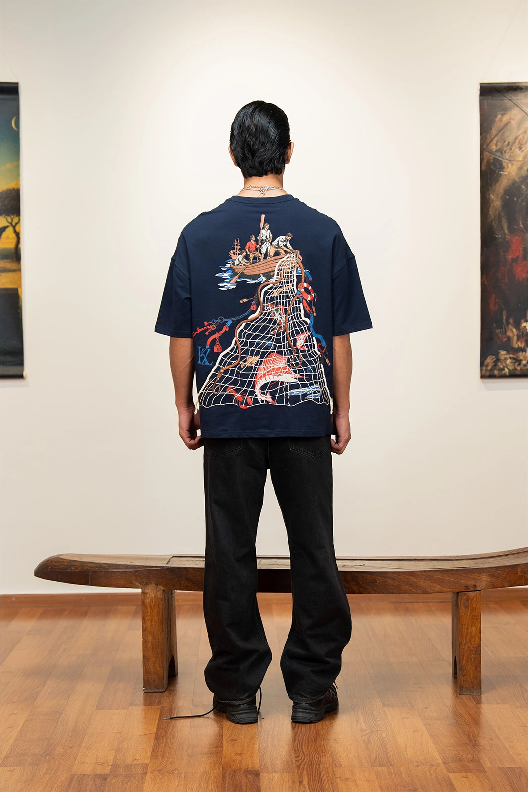 Abyss Finds Tee - Navy Blue