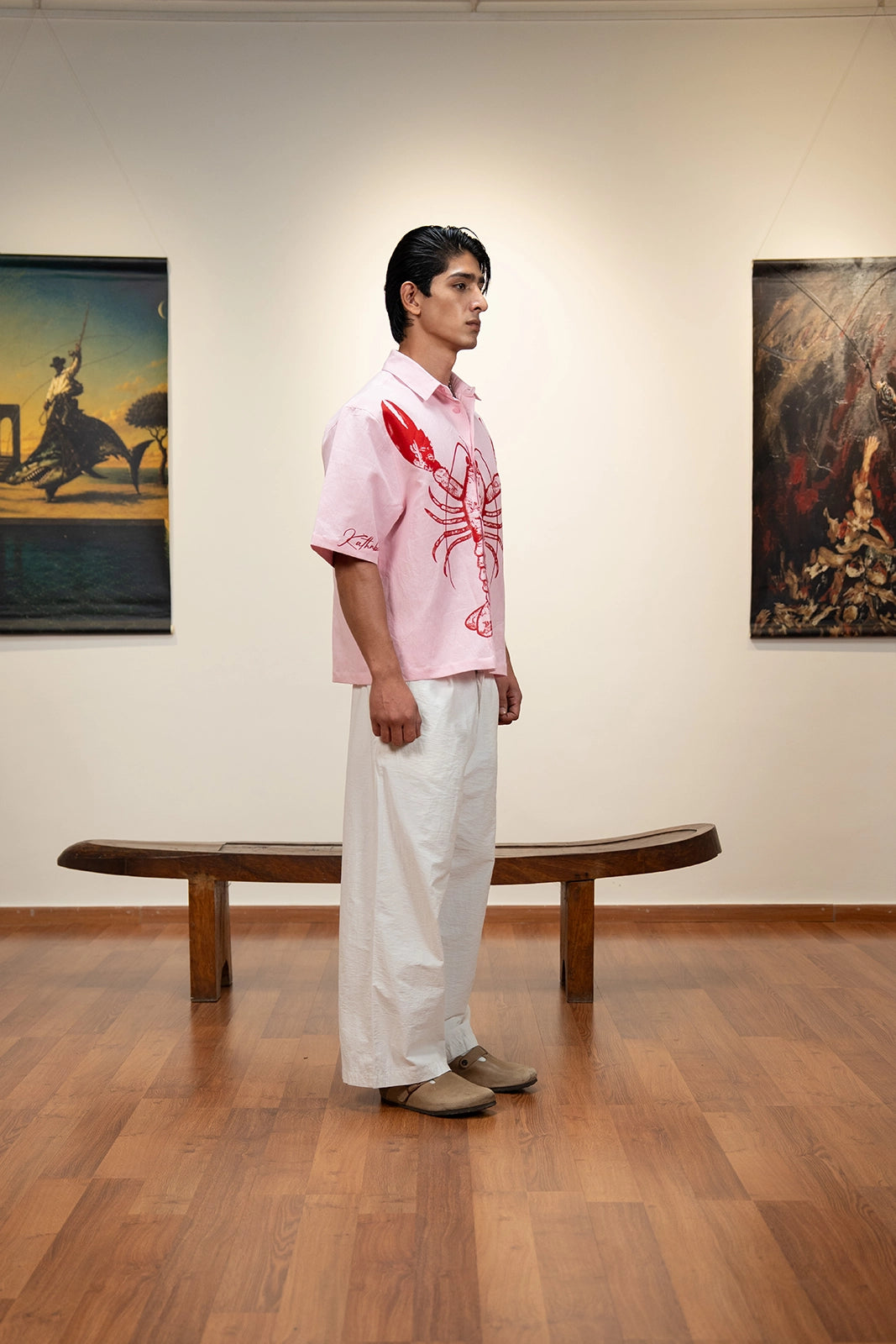 Lovester Linen Shirt - Pink