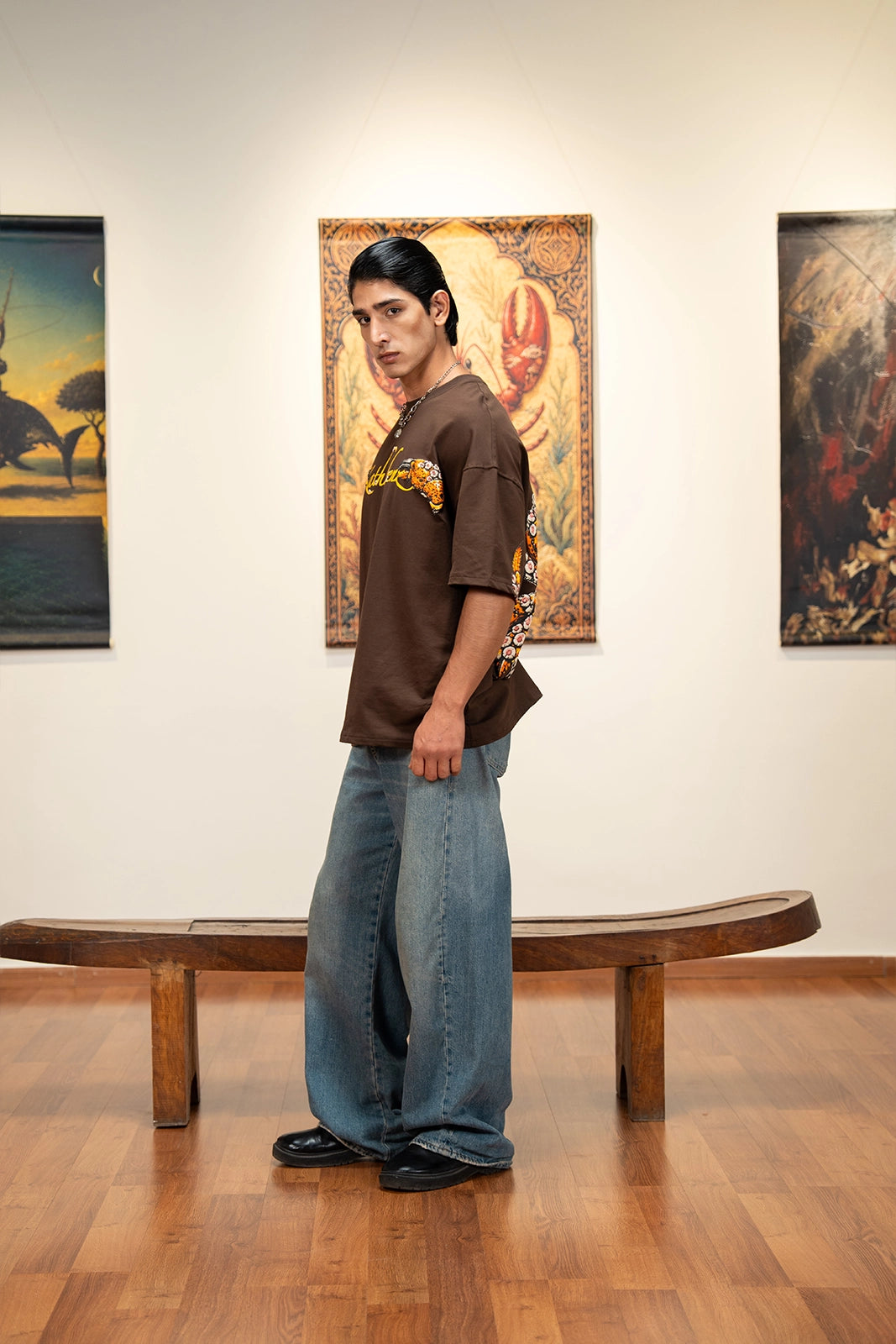 Tiger Claw Tee - Brown