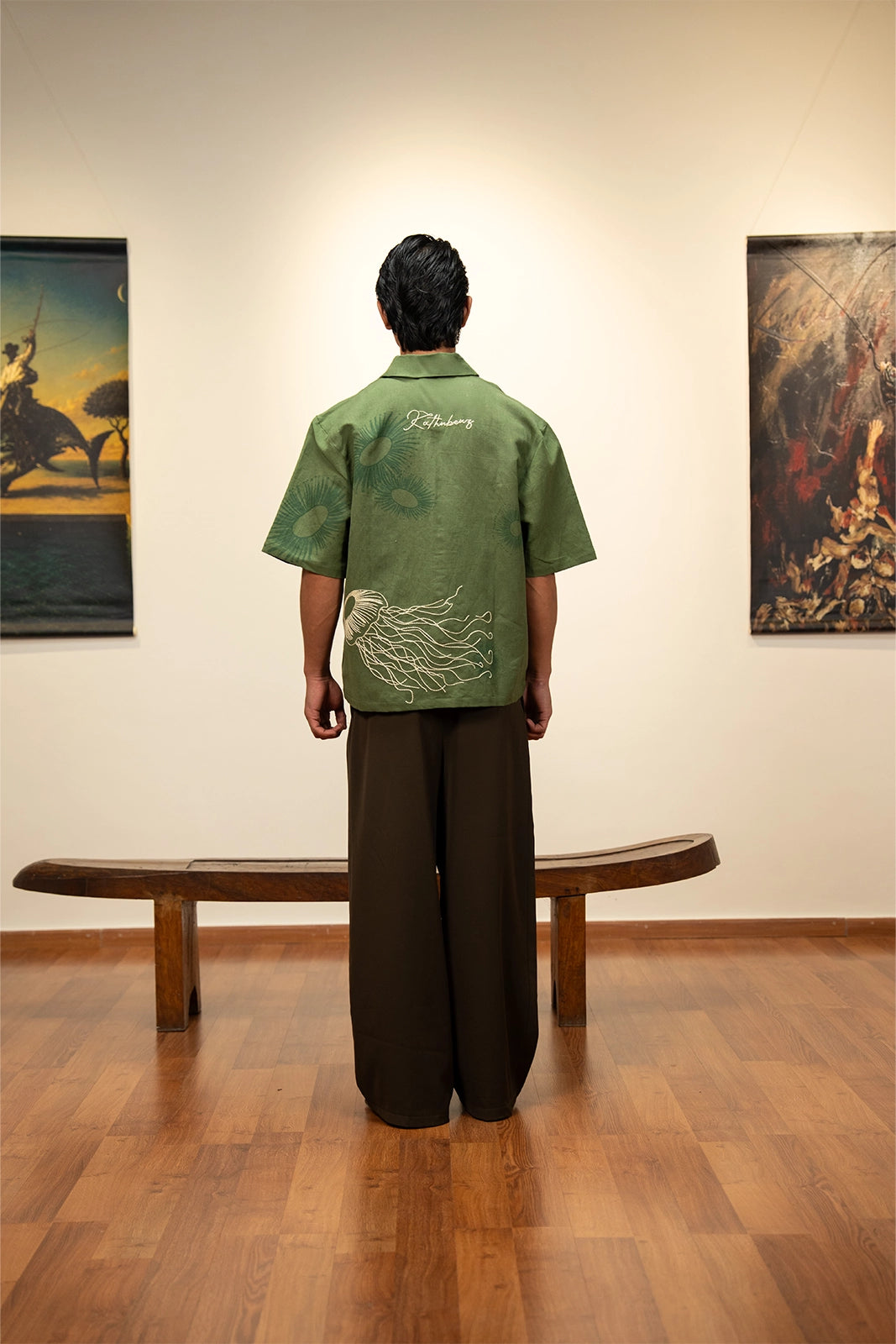 Jasu Linen Shirt - Olive