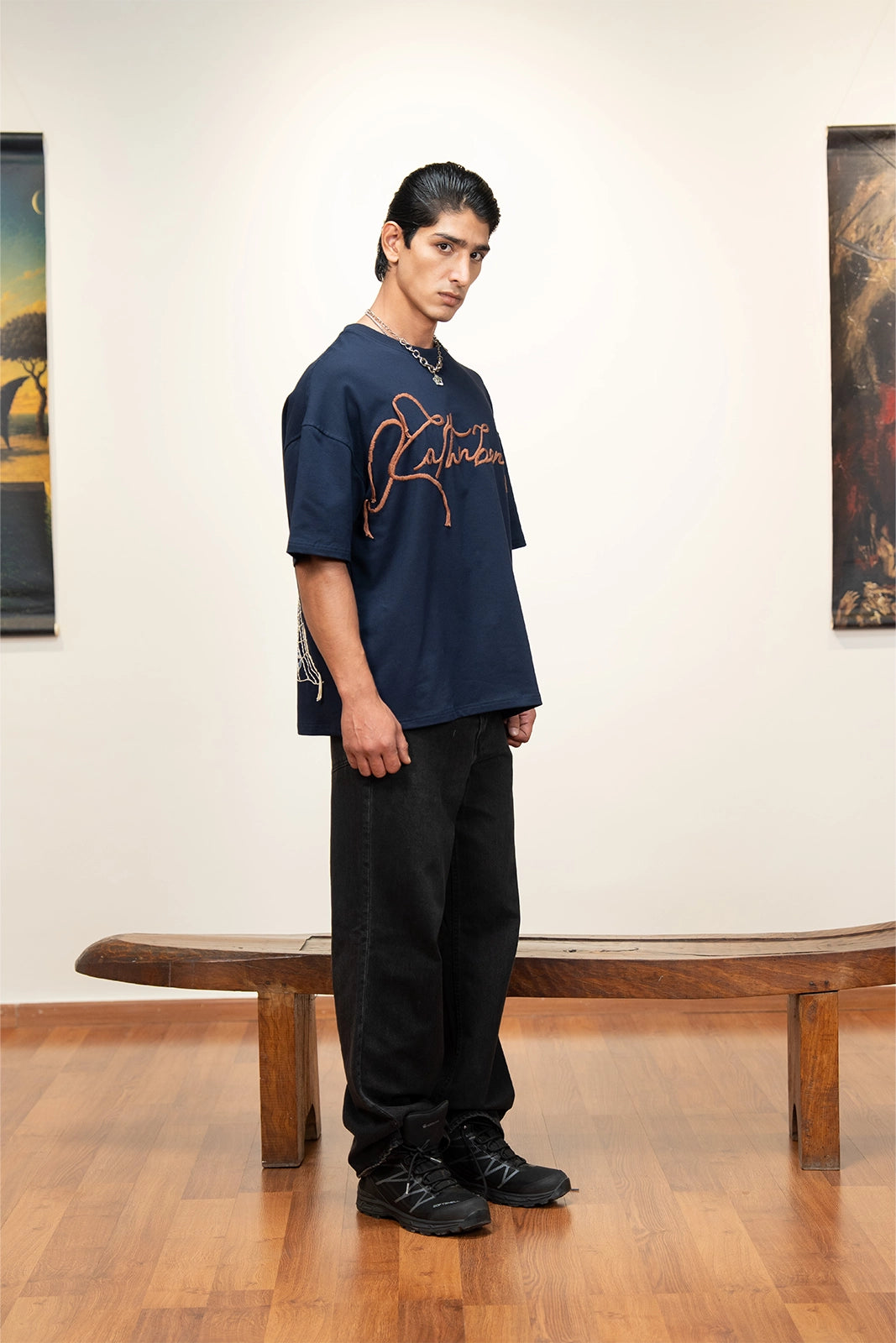 Abyss Finds Tee - Navy Blue