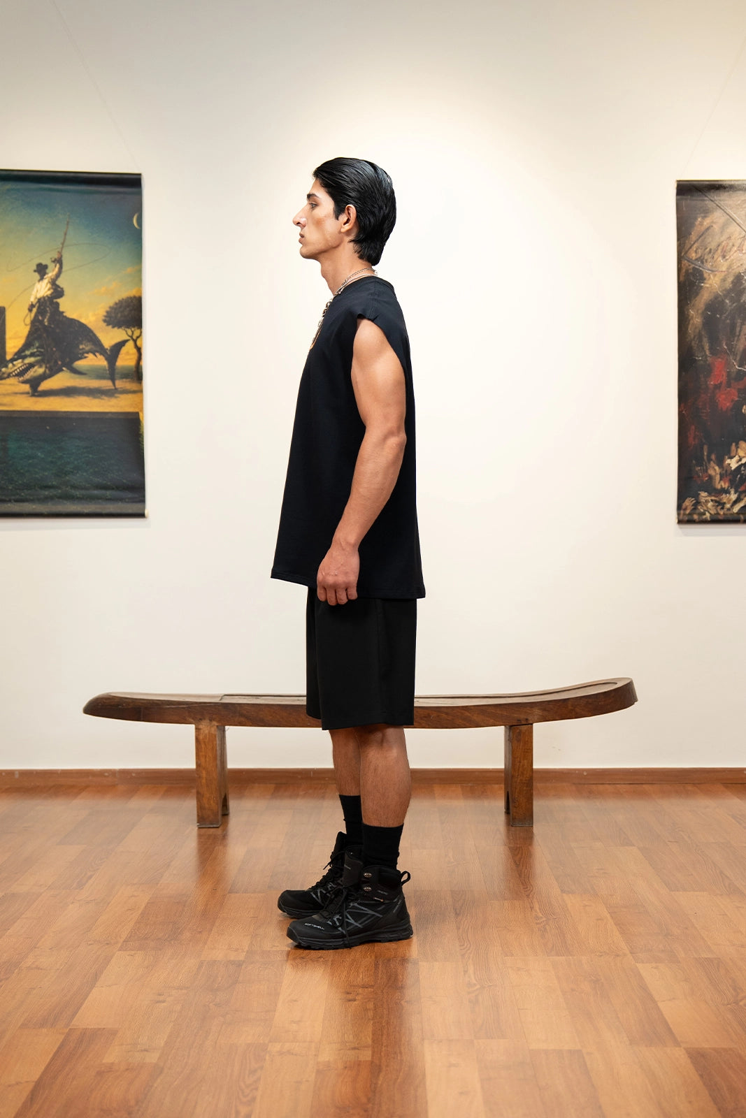 Sea Reindeer Vest - Black