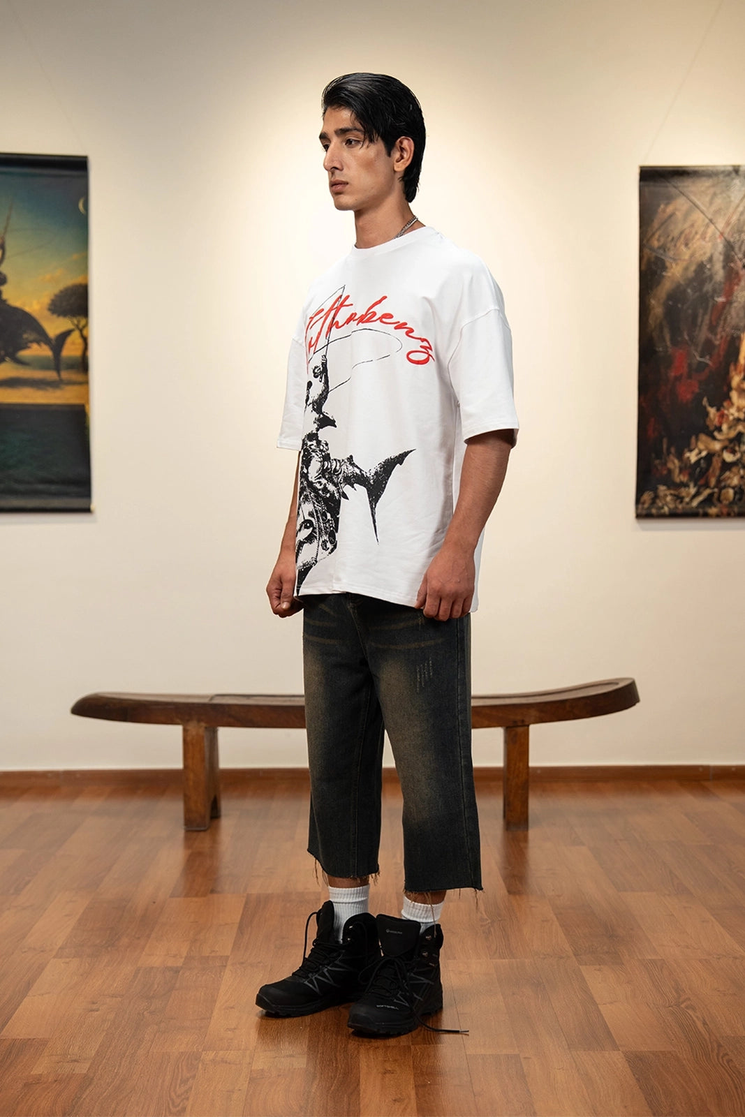 Abyss Hunter Tee - White