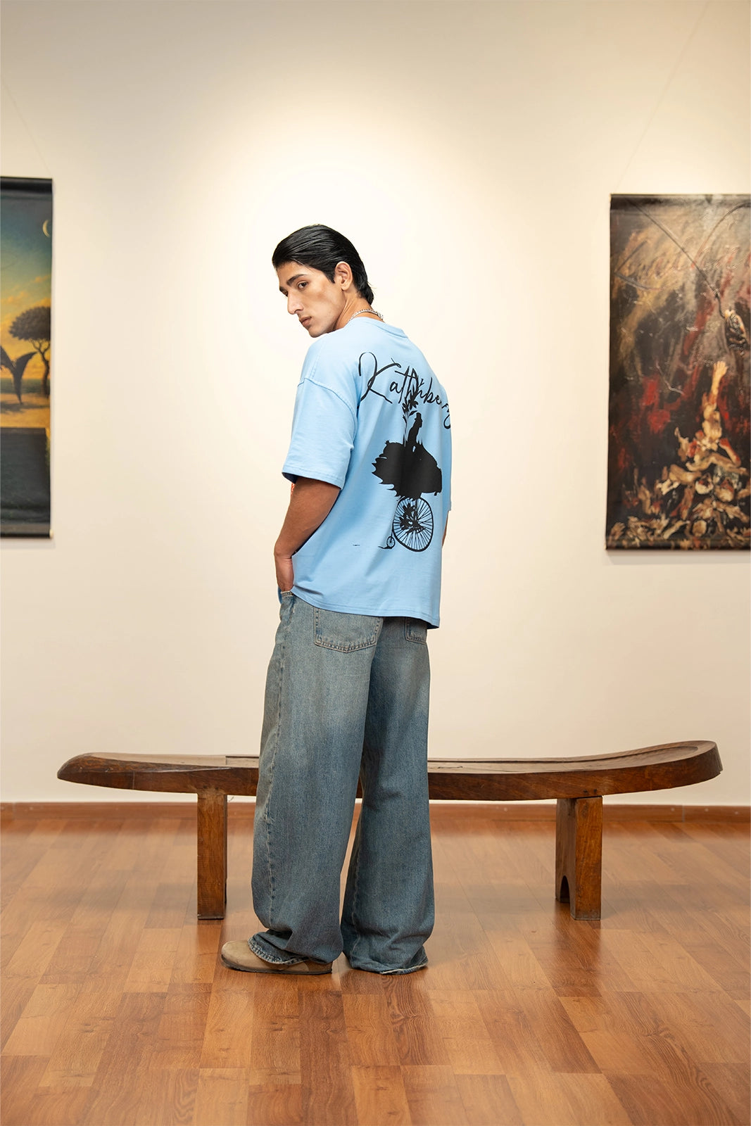 The Floating Ride Tee - Ice Blue