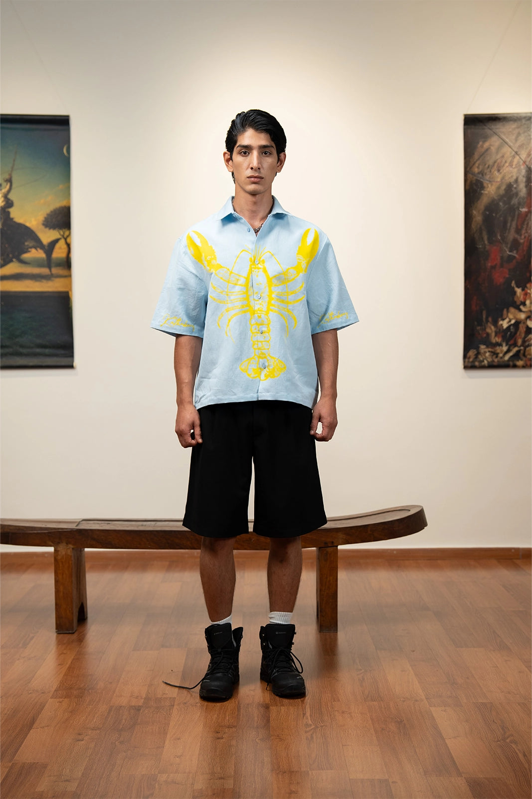 Lovester Linen Shirt - Ice Blue