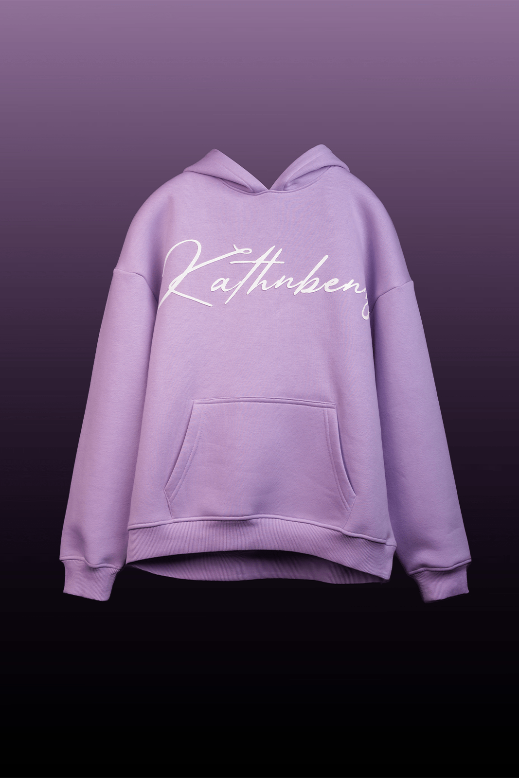 Verbal Flame oversized hoodie isolated product view showing structure and fit