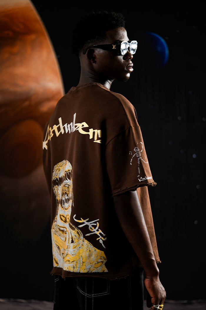 Astro Phantom oversized streetwear t-shirt side profile by Kathnbenz