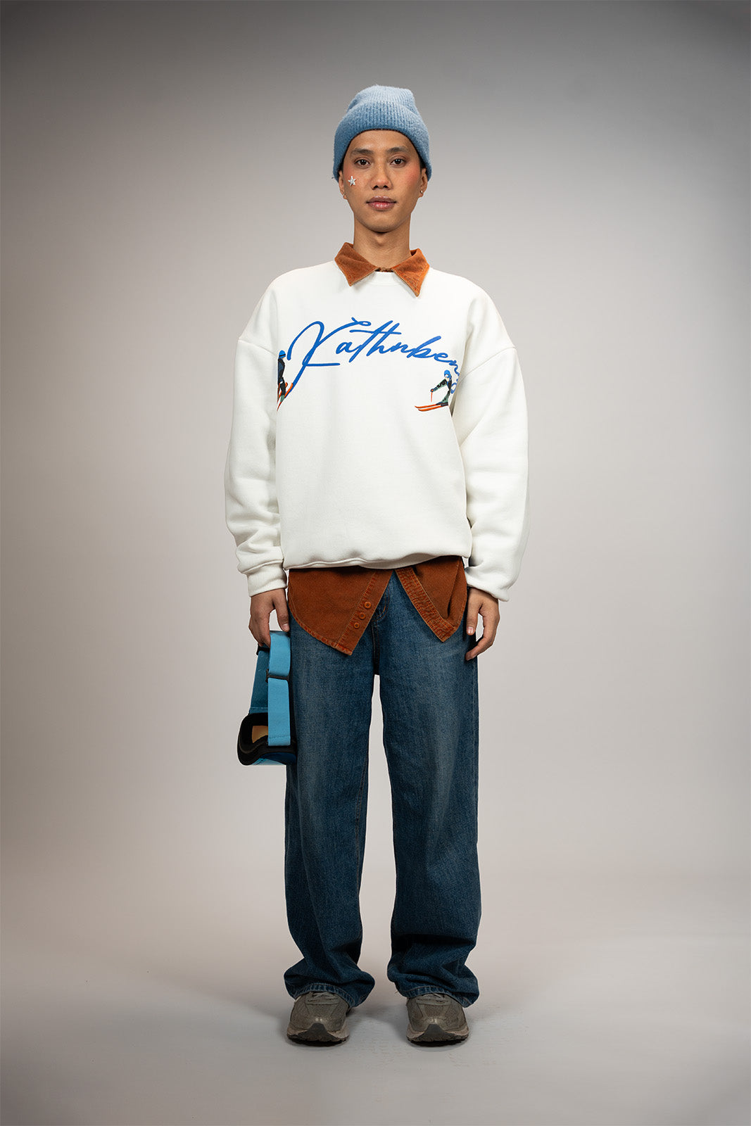Kathnbenz crewneck off white men winter Kathnbenz premium quality